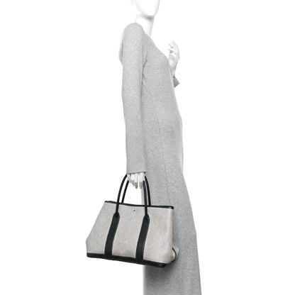Hermes Toile H Buffle Skipper Garden Party 36 MM Tote Black 2 of 9