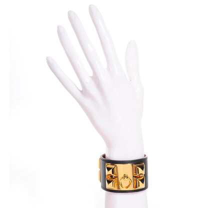 Hermes Chamonix Collier de Chien CDC Bracelet Black Small 2 of 7