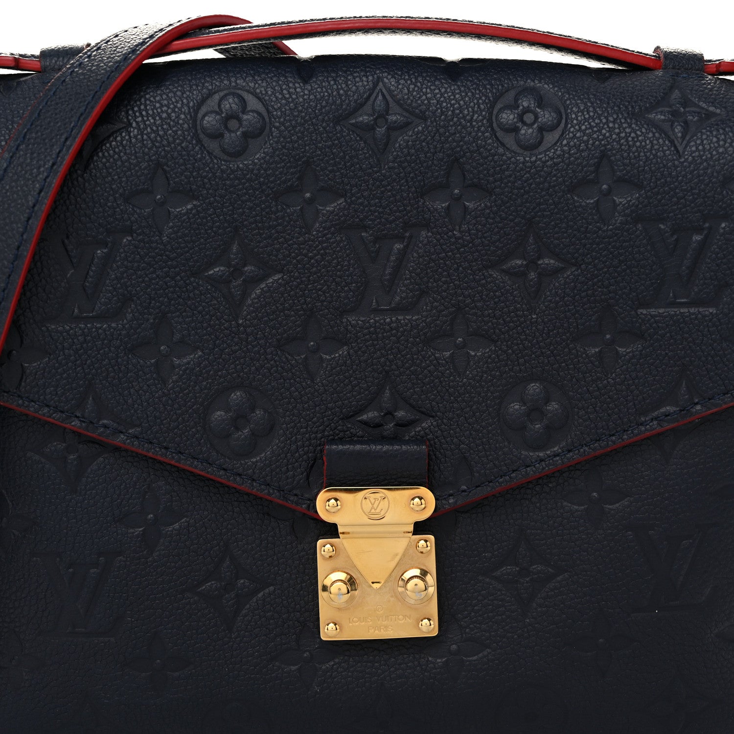 Louis Vuitton Empreinte Pochette Metis Marine Rouge 8 of 10