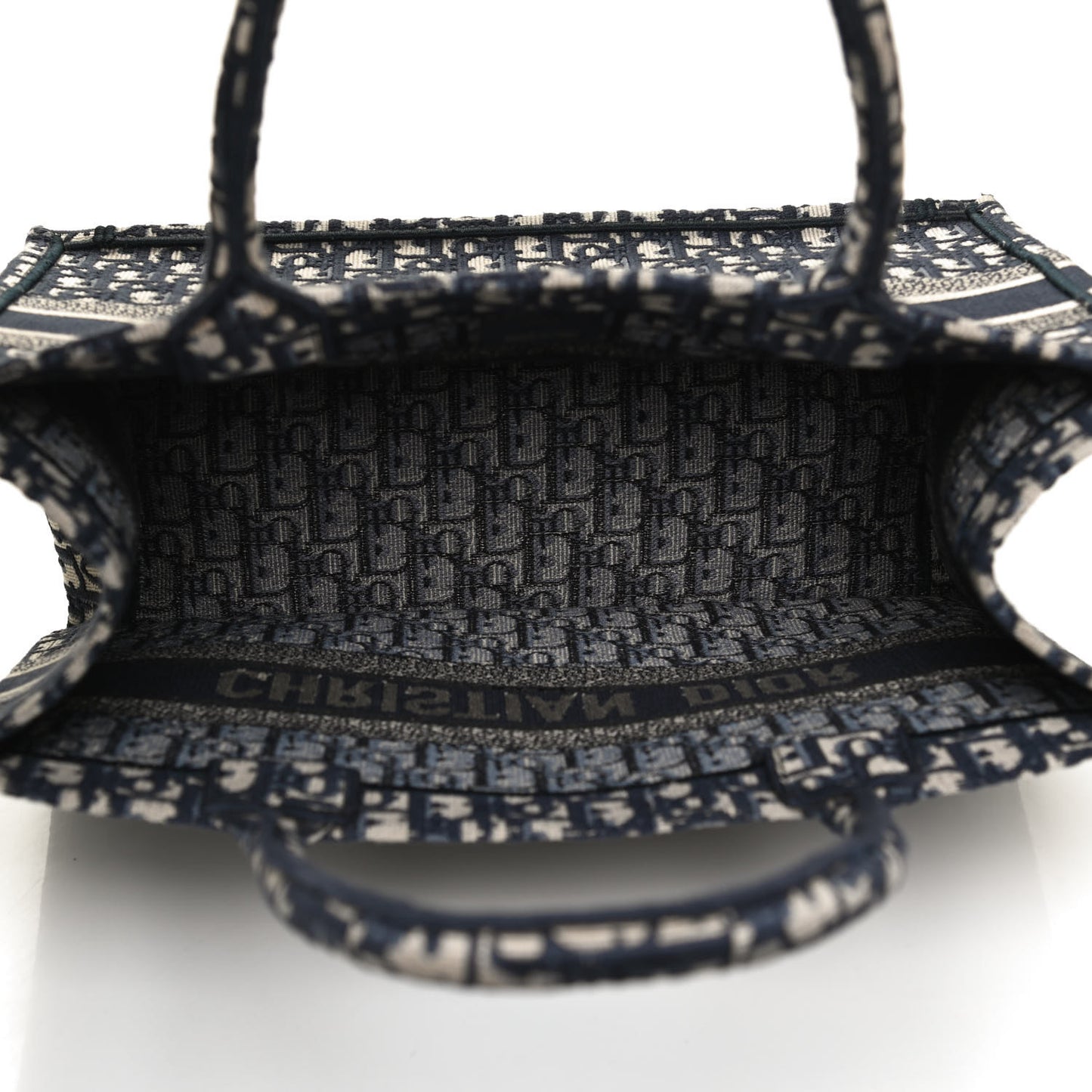 Oblique Medium Book Tote Blue Multicolor