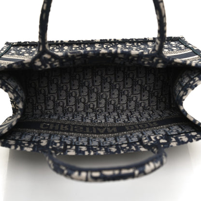 Christian Dior Oblique Medium Book Tote Blue Multicolor 5 of 13
