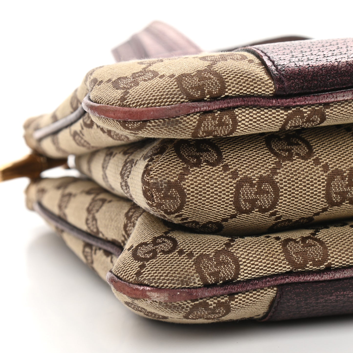Monogram Small Bamboo Tote Bronze