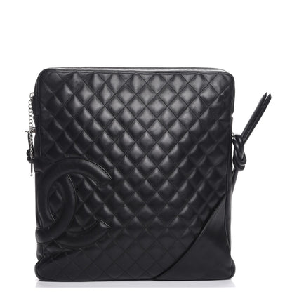Chanel Calfskin Quilted Large Cambon Messenger Black 1 of 9