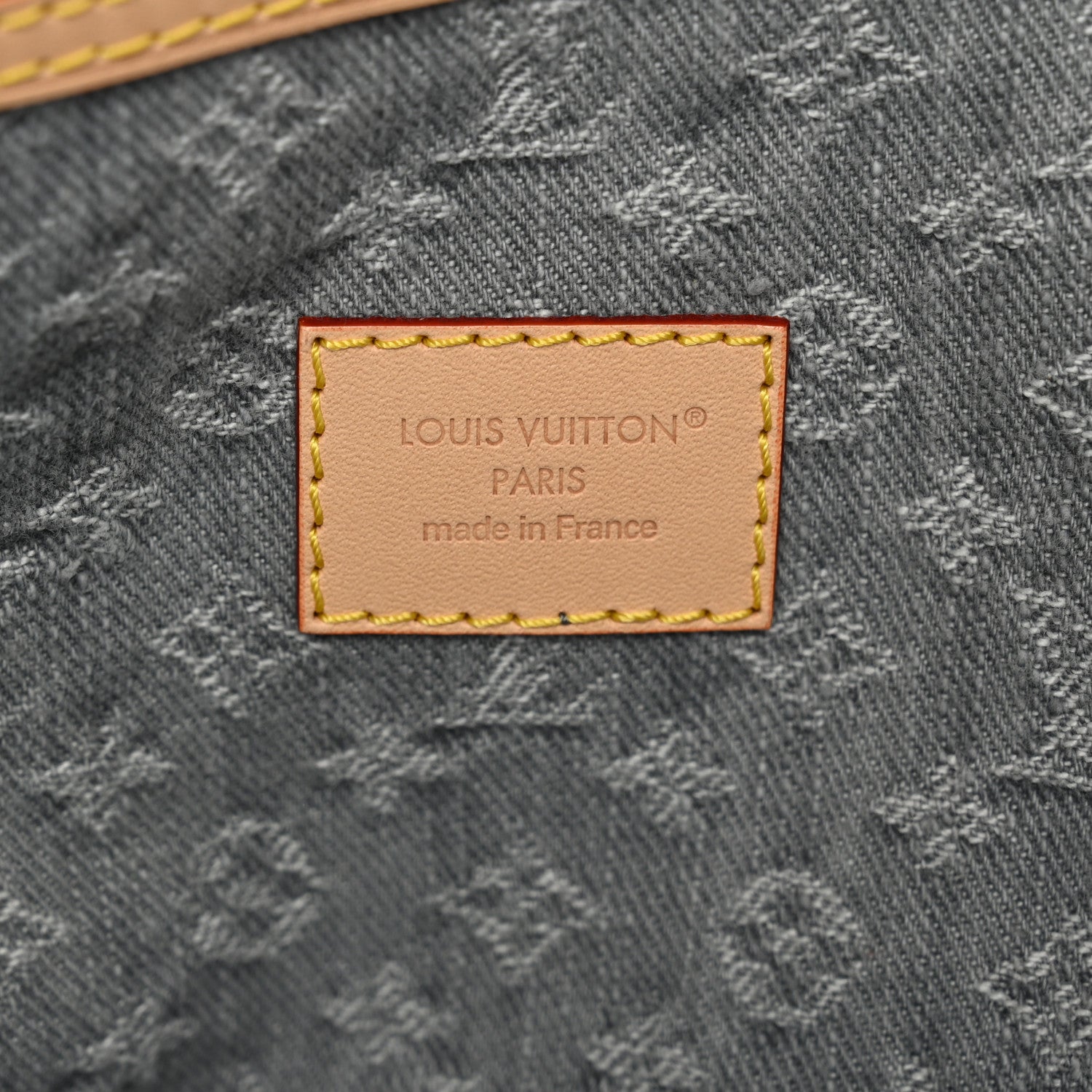 Louis Vuitton Denim Monogram Studded Keepall Bandouliere 45 Cloudy Grey 5 of 8