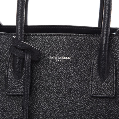 Saint Laurent Grained Calfskin Baby Sac De Jour Black 7 of 16