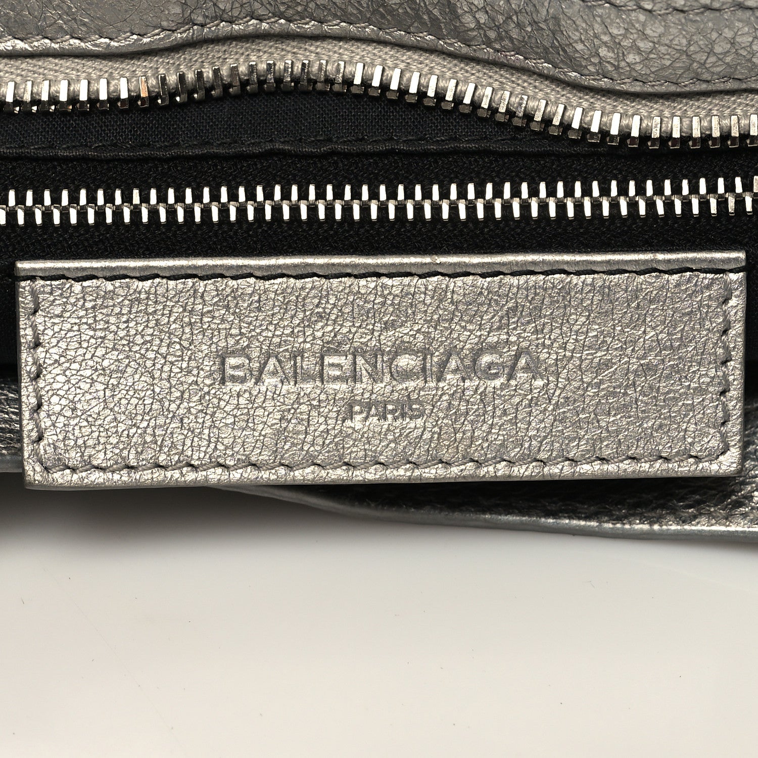 Balenciaga Metallic Agneau Giant 12 Silver Hardware City Gris Aluminum 7 of 14
