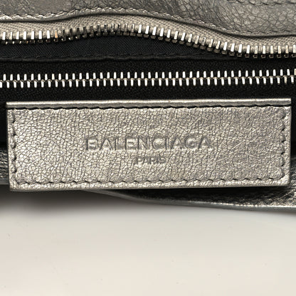 Balenciaga Metallic Agneau Giant 12 Silver Hardware City Gris Aluminum 7 of 14