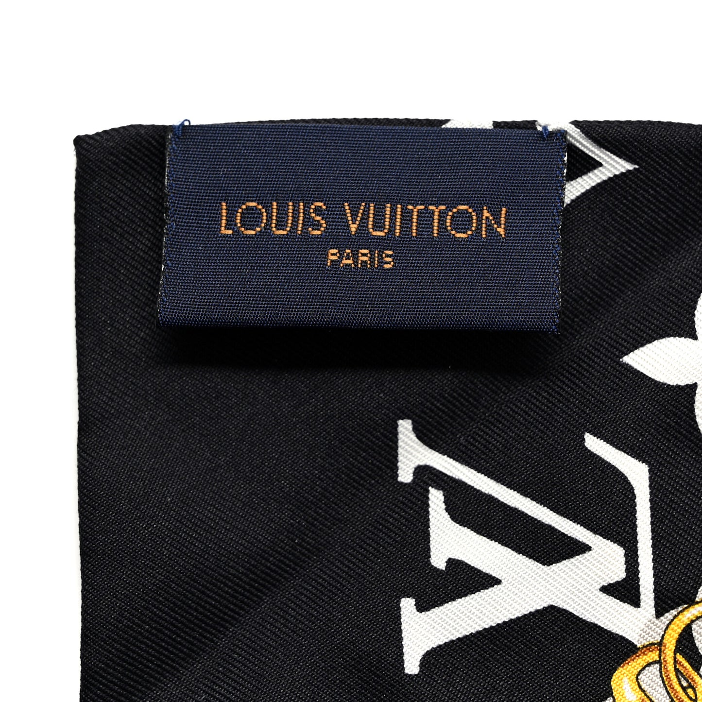 Silk Monogram Confidential Bandeau Black
