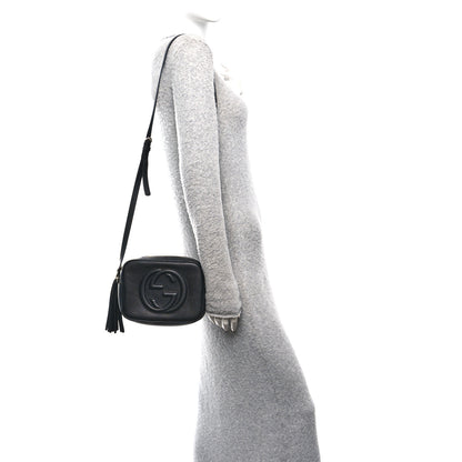 Gucci Pebbled Calfskin Small Soho Disco Bag Black 4 of 12