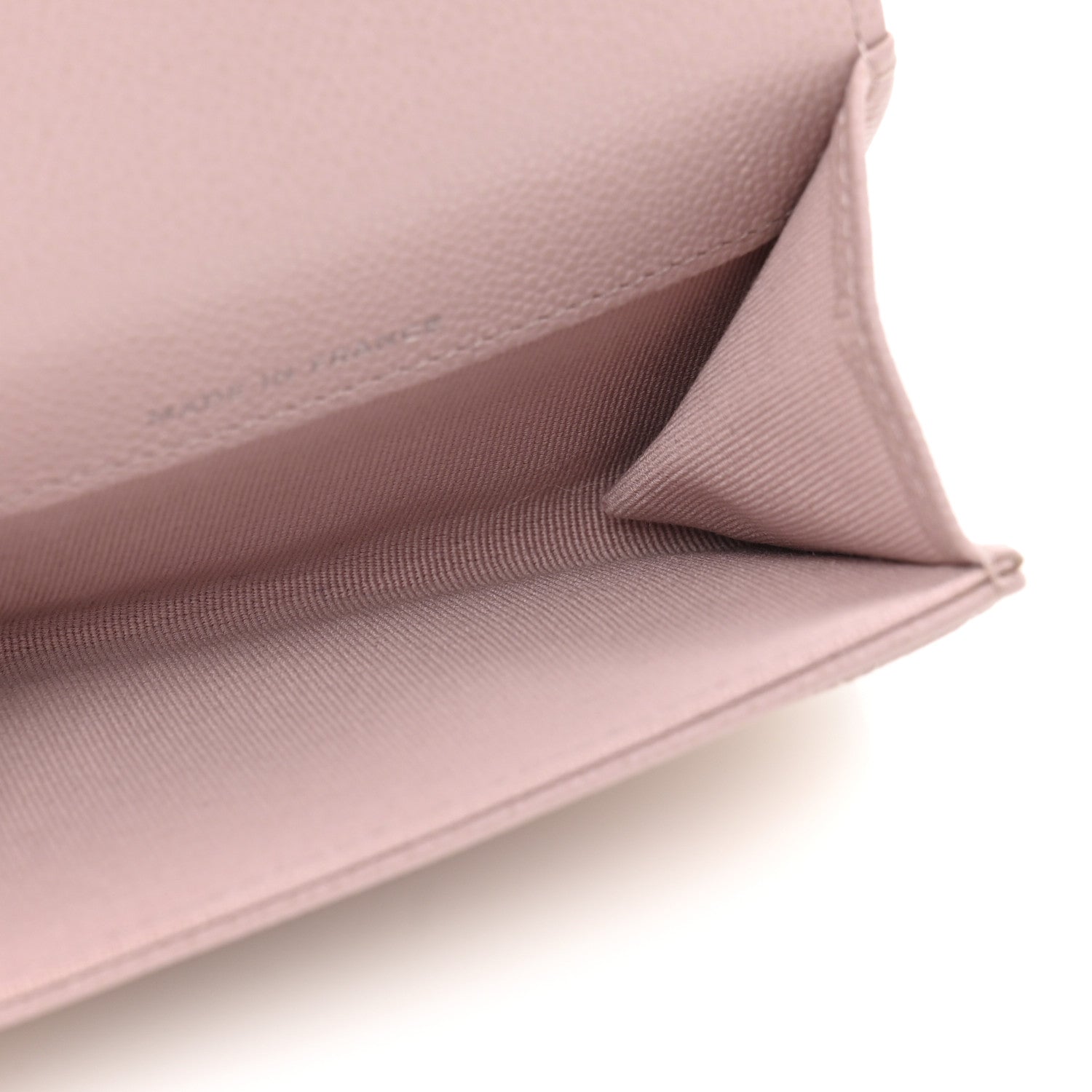 Chanel Caviar Quilted Flap Card Holder Wallet Light Pink 5 of 9