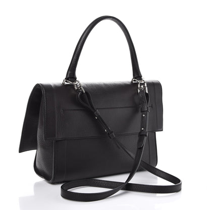 Givenchy Grained Calfskin Small Shark Lock Satchel Black 3 of 7
