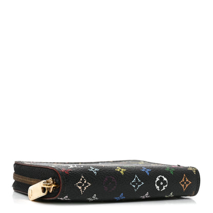 Louis Vuitton Monogram Multicolor Zippy Coin Purse Black 4 of 6