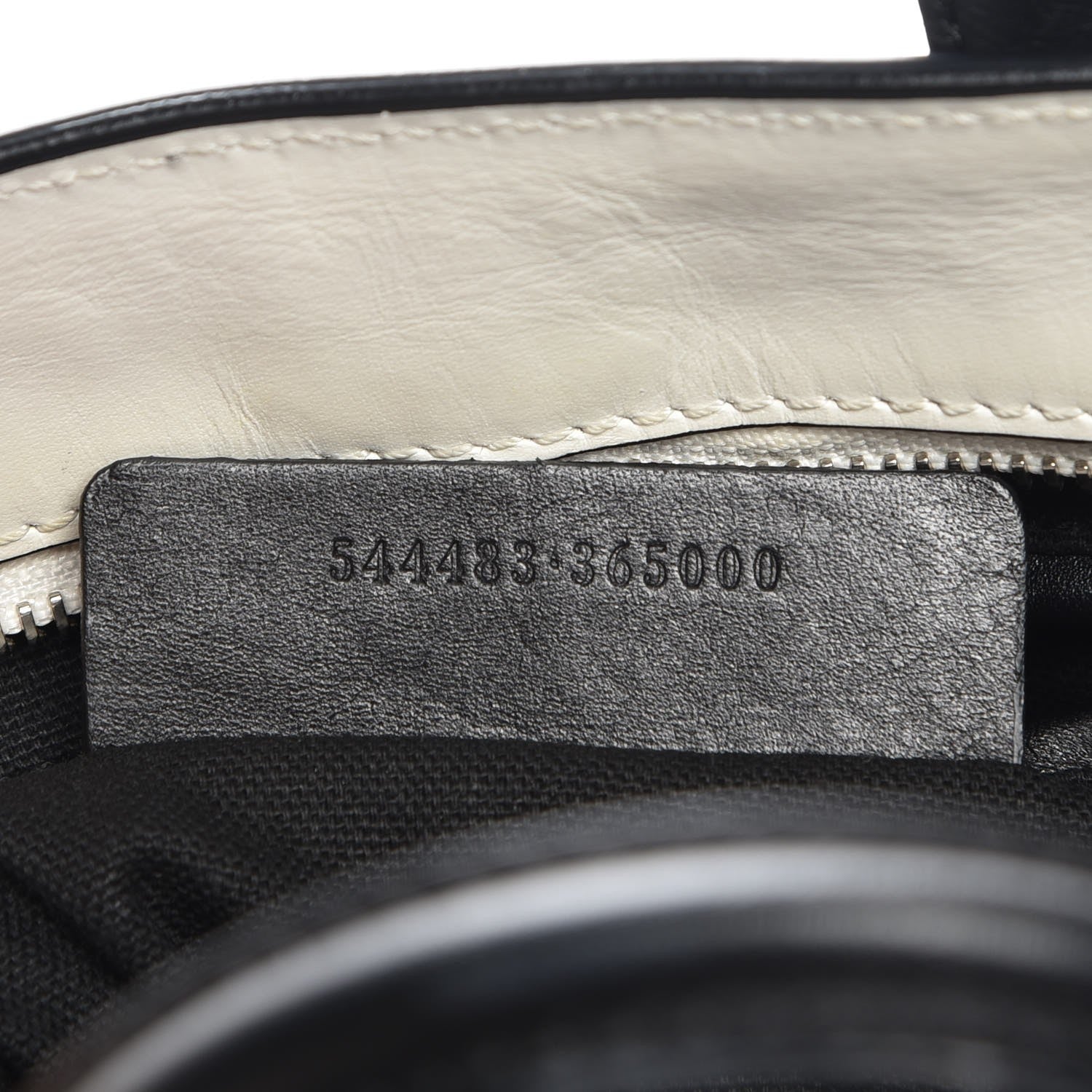 Alexander McQueen Calfskin Studded Small Padlock Tote Black White 7 of 9