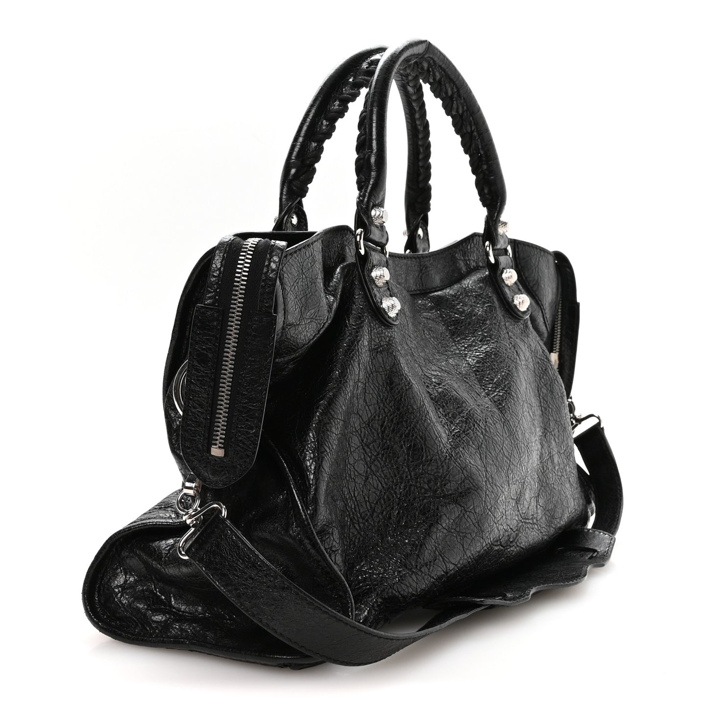 Agneau Giant 12 Silver Hardware City Black