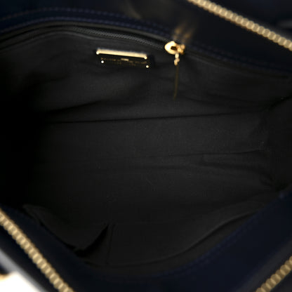 Salvatore Ferragamo Calfskin Briana Tote Navy 5 of 10