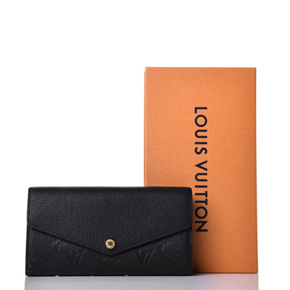 Louis Vuitton Empreinte Sarah Wallet NM Black 10 of 10