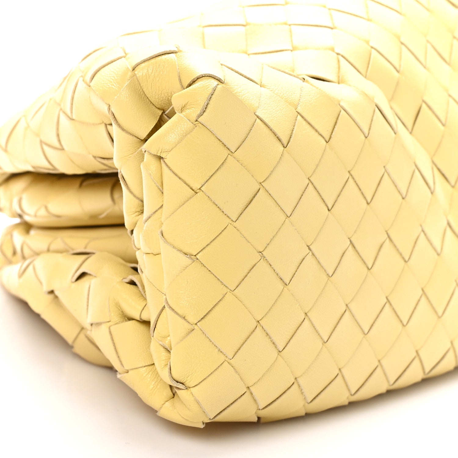Bottega Veneta Nappa Maxi Intrecciato The Pouch Oversized Clutch Corn 9 of 11