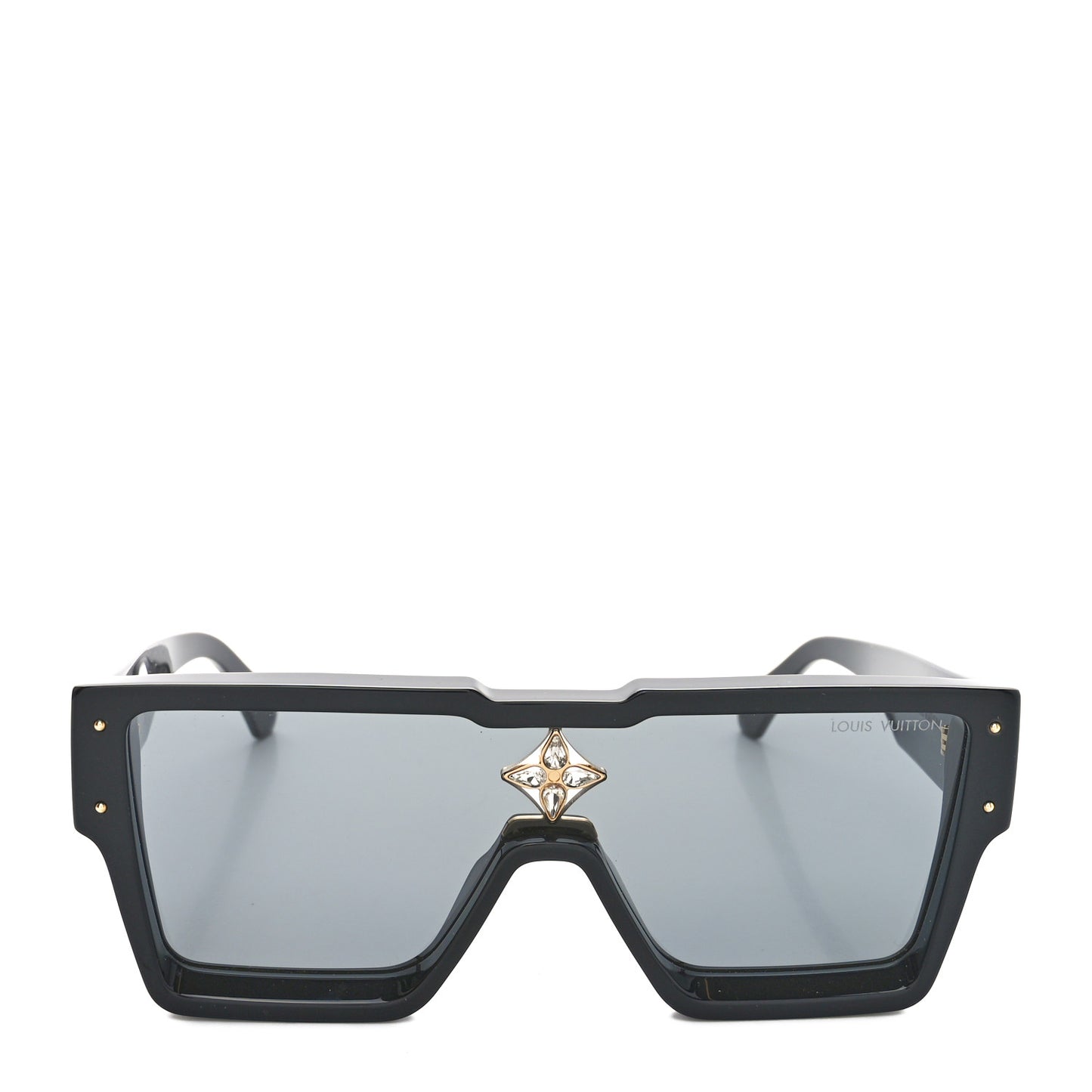 Acetate Swarovski Crystal Cyclone Sunglasses Z1547W Black