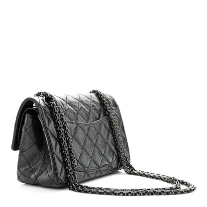 Chanel Aged Calfskin Quilted 2.55 Reissue 224 Flap So Black 3 of 10