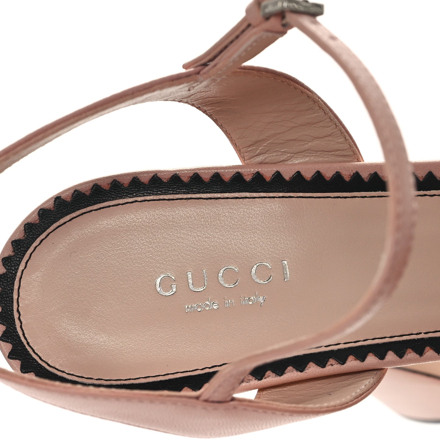 Malaga Kid Interlocking G Studs 155mm Platform Sandals 39 Perfect Pink