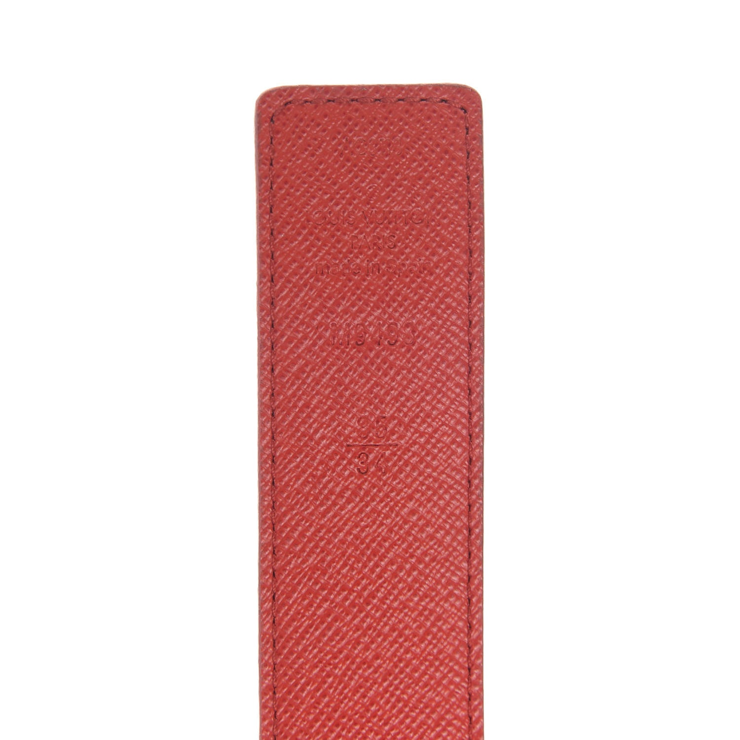 Louis Vuitton Monogram 30mm LV Initiales Reversible Belt 85 34 Coquelicot 5 of 6
