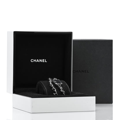 Chanel Stainless Steel Lambskin 16mm Premiere Rock Triple Row Quartz Watch Black 5 of 5
