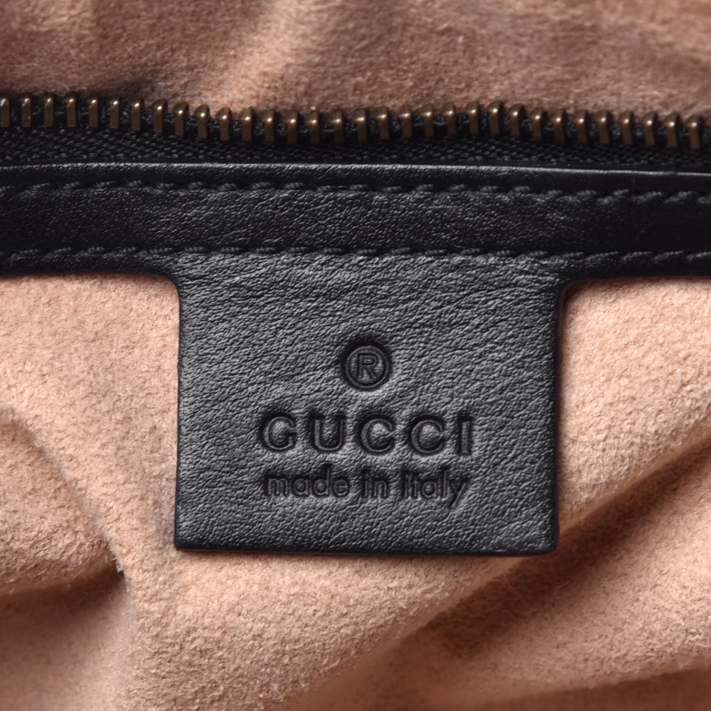 Calfskin Matelasse Small GG Marmont Shoulder Bag Black