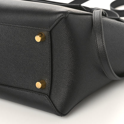 Celine Grained Calfskin Mini Belt Bag Black 7 of 7