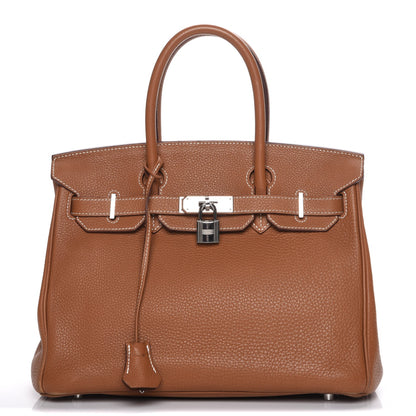 Hermes Togo Birkin 30 Gold 1 of 33