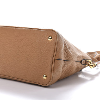 Prada Vitello Daino Dome Satchel Naturale 7 of 12