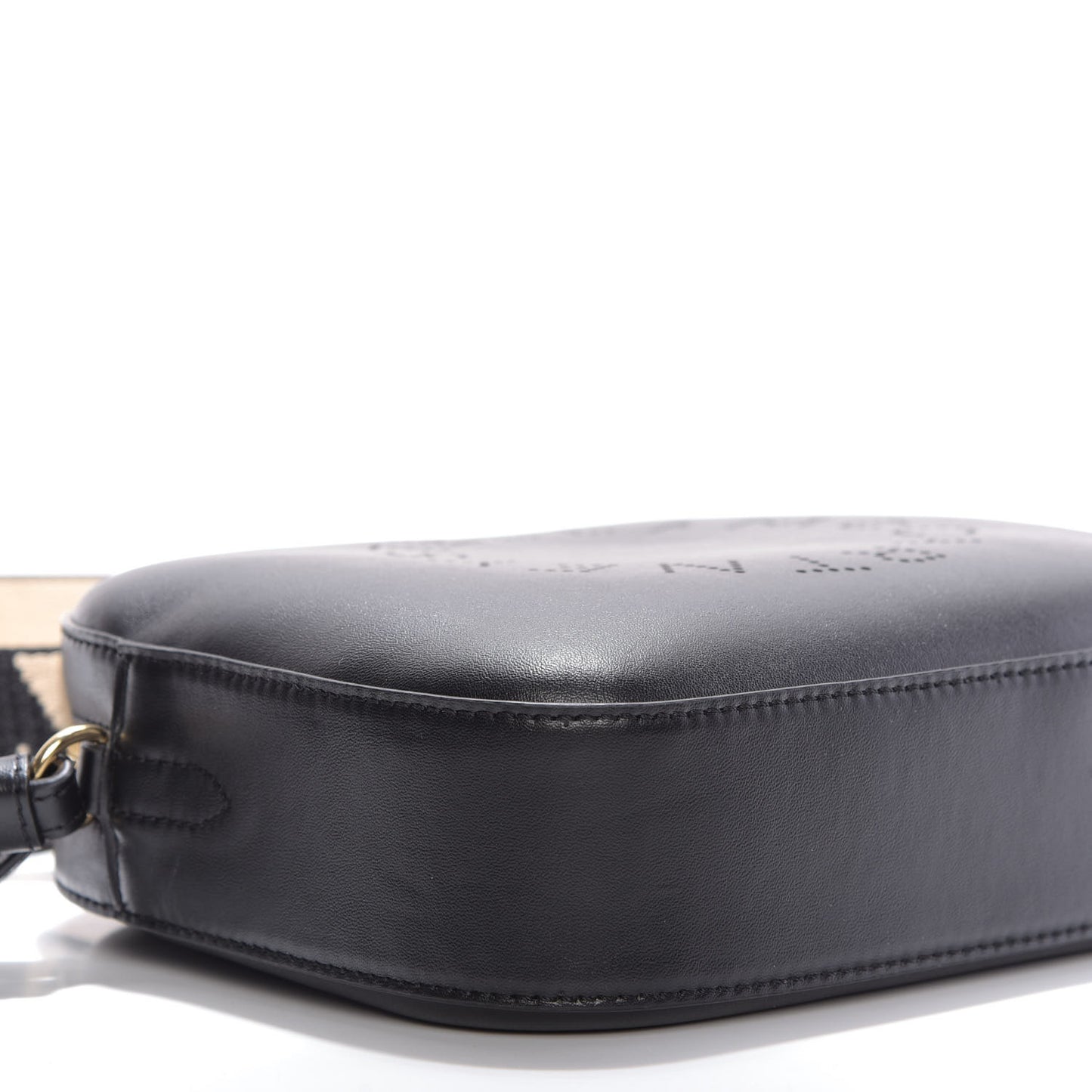Eco Alter Nappa Perforated Logo Mini Bag Black