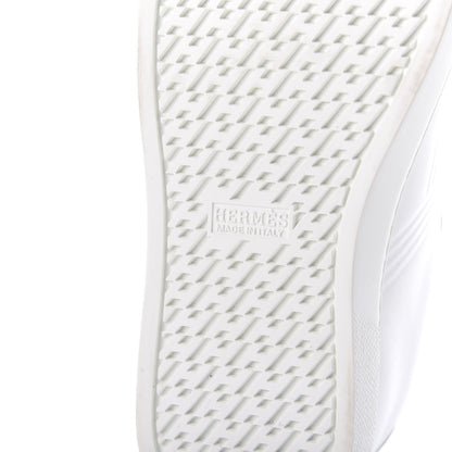 Hermes Calfskin Womens Avantage Sneakers 37.5 White 11 of 12