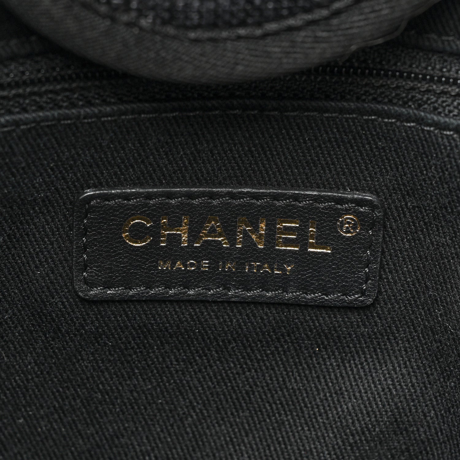 Chanel Mixed Fibers Calfskin Striped Medium Deauville Tote Black 6 of 17