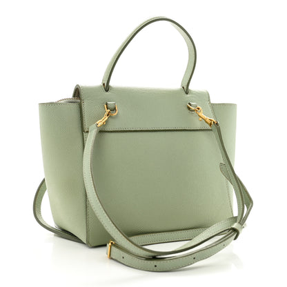Celine Grained Calfskin Nano Belt Bag Jade 3 of 14