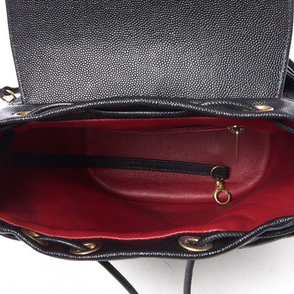 Chanel Caviar Quilted Small Filigree Backpack Black 4 of 9