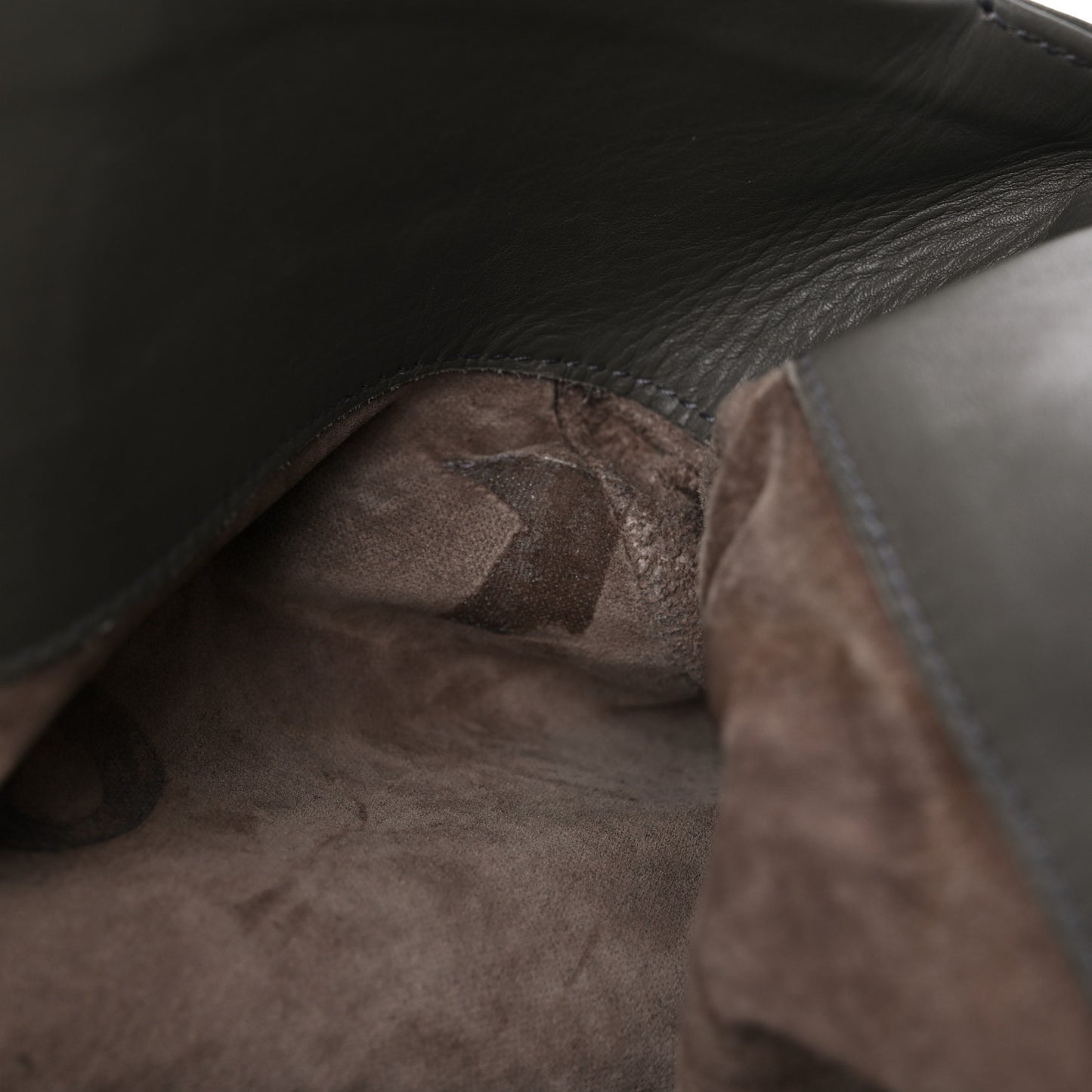 Calfskin Intrecciato Large Leggero Tote Kaki Fondente