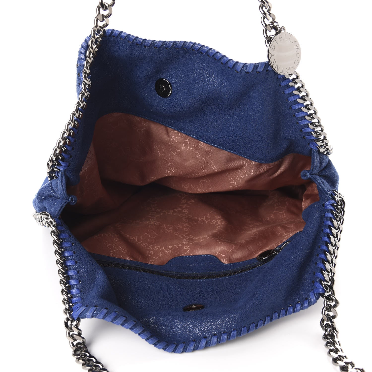 Stella McCartney Shaggy Deer Small Falabella Tote Cornflower Blue 5 of 11