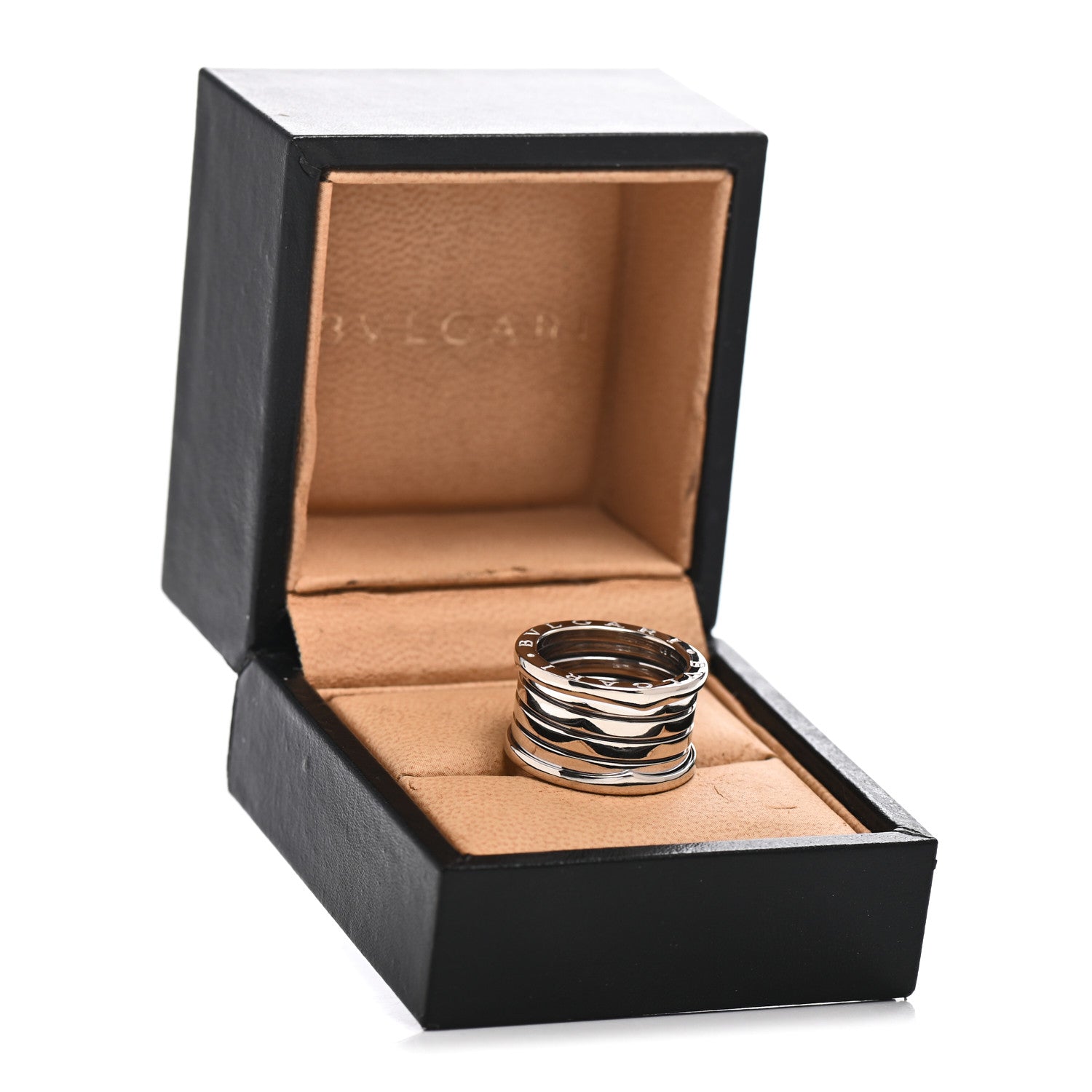 Bulgari 18K White Gold B.Zero1 Five-Band Ring 53 6.25 6 of 6