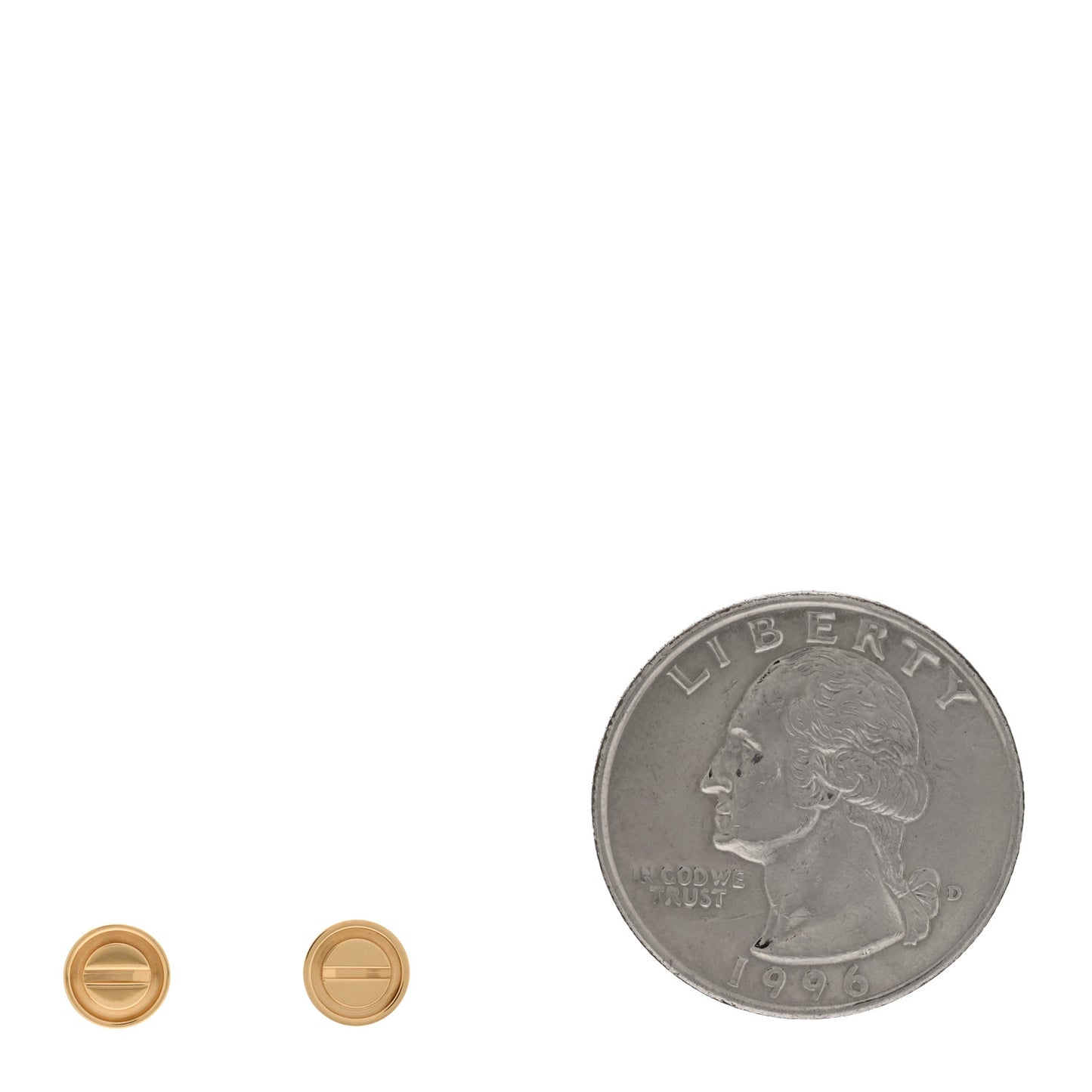 18K Yellow Gold LOVE Earrings