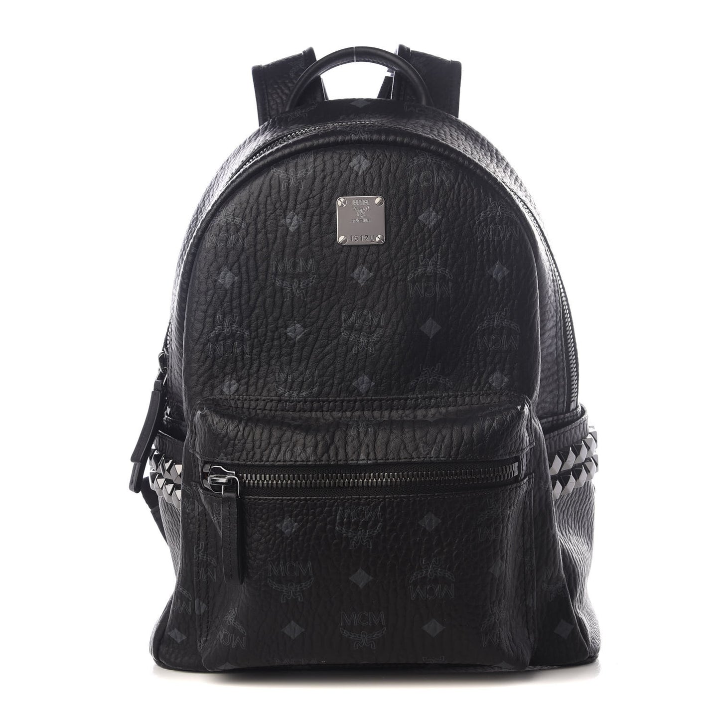 Visetos Small Side Stud Stark Backpack Black