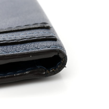 Chloe Grained Calfskin Marcie Long Zip Around Wallet Dark Blue 12 of 14