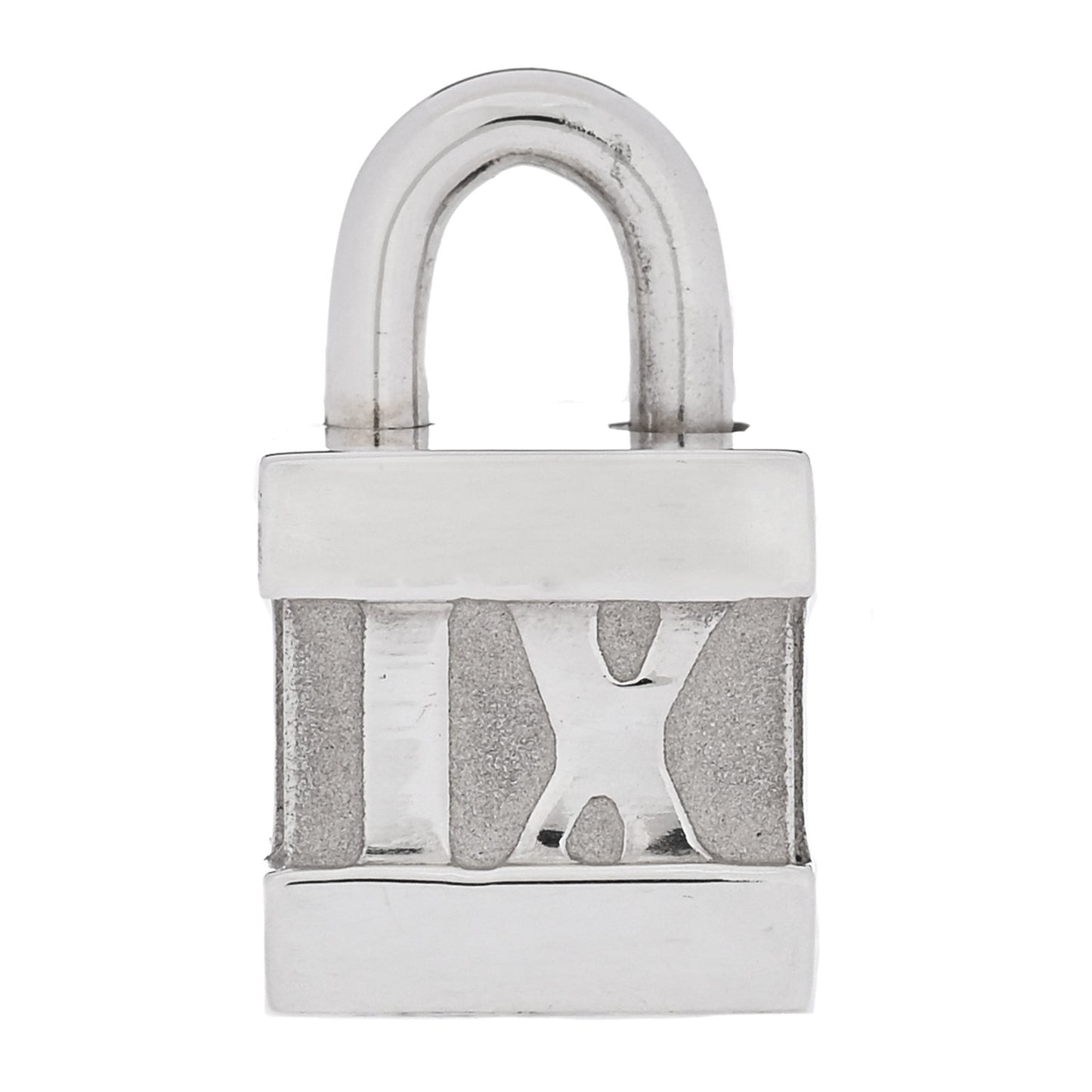 Sterling Silver Atlas Lock Charm