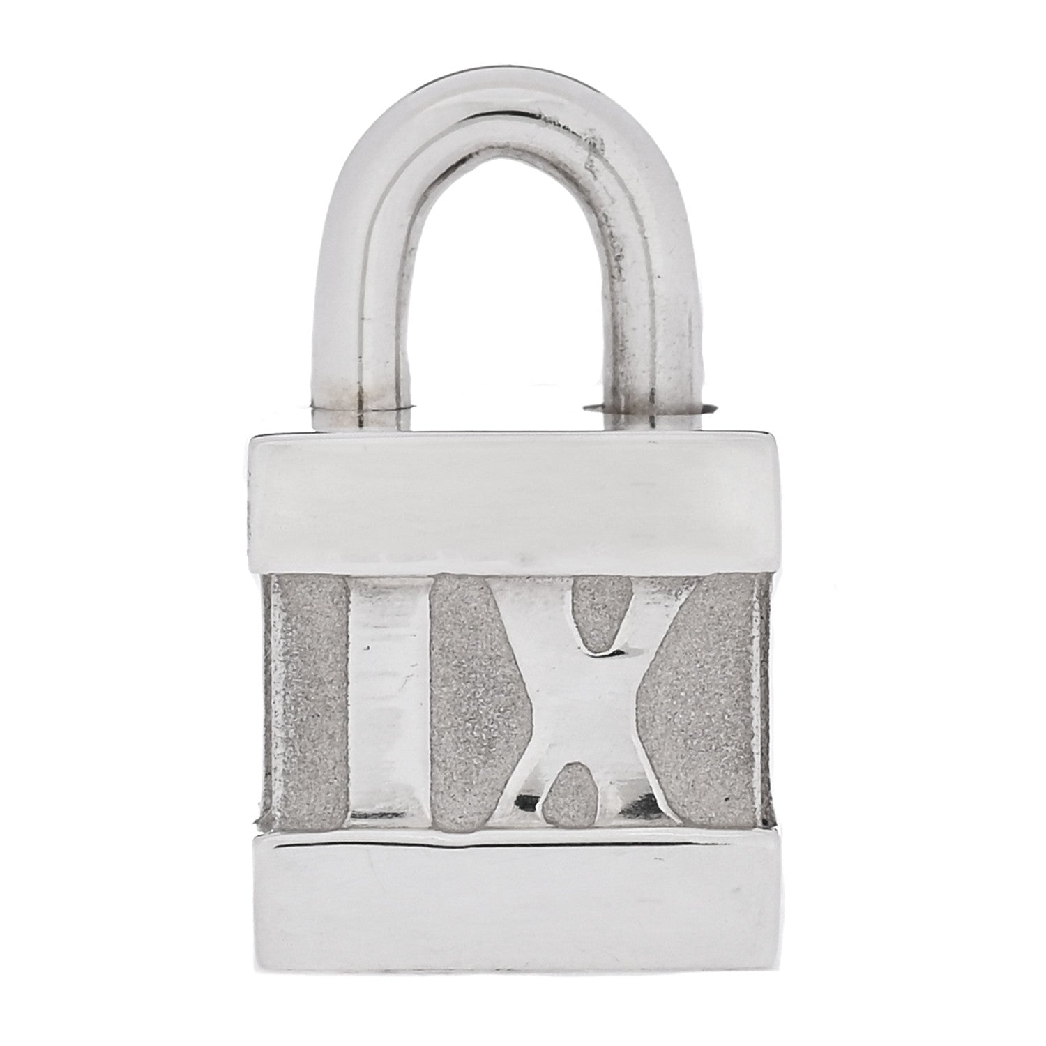 Tiffany Sterling Silver Atlas Lock Charm 1 of 4