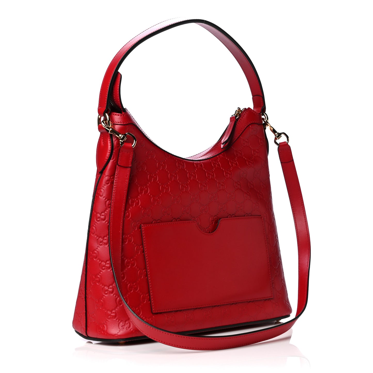 Guccissima Linea A Hobo Red