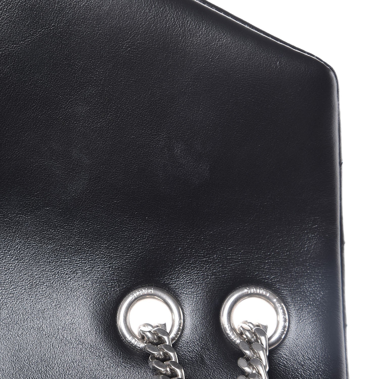 Saint Laurent Calfskin Y Quilted Monogram Medium Loulou Chain Satchel Black 12 of 12
