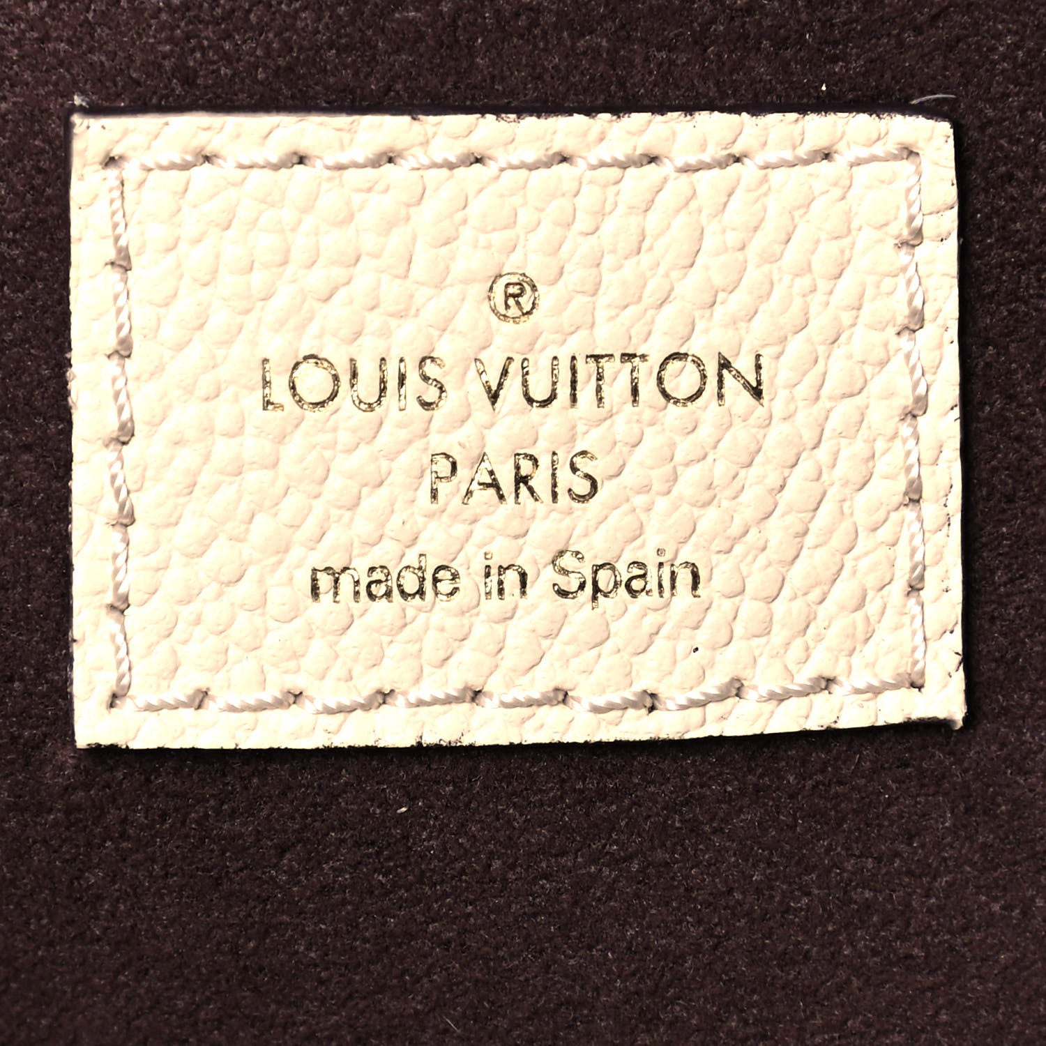 Louis Vuitton Empreinte Monogram Giant Neverfull MM Cream 6 of 11
