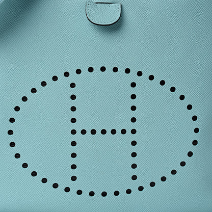 Hermes Epsom Evelyne III GM Bleu Atoll 11 of 12