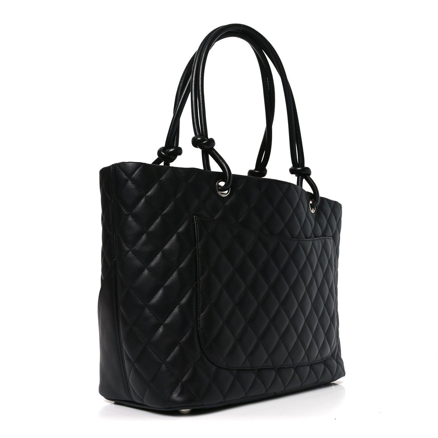 Chanel Calfskin Quilted Large Cambon Tote Black 3 of 10
