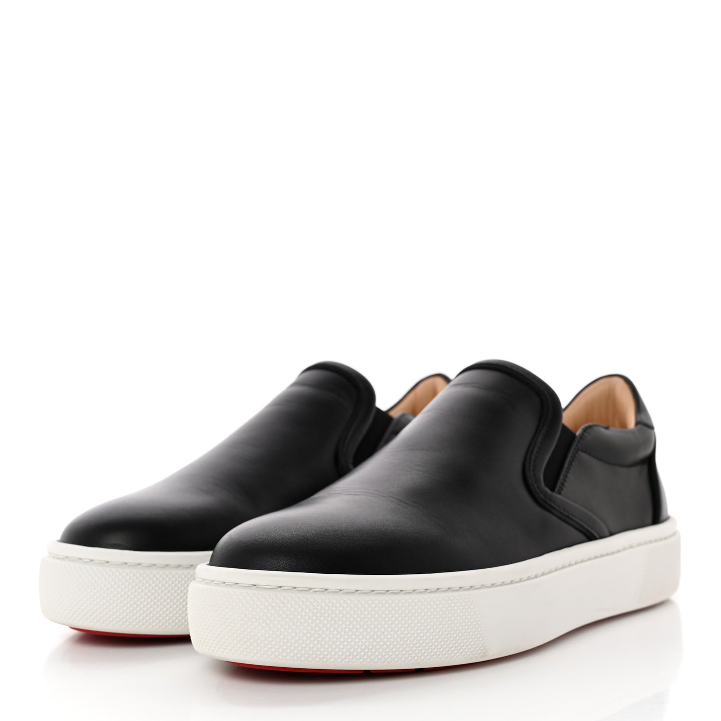 Calfskin Masteraltissima Flat Sneakers 37 Black