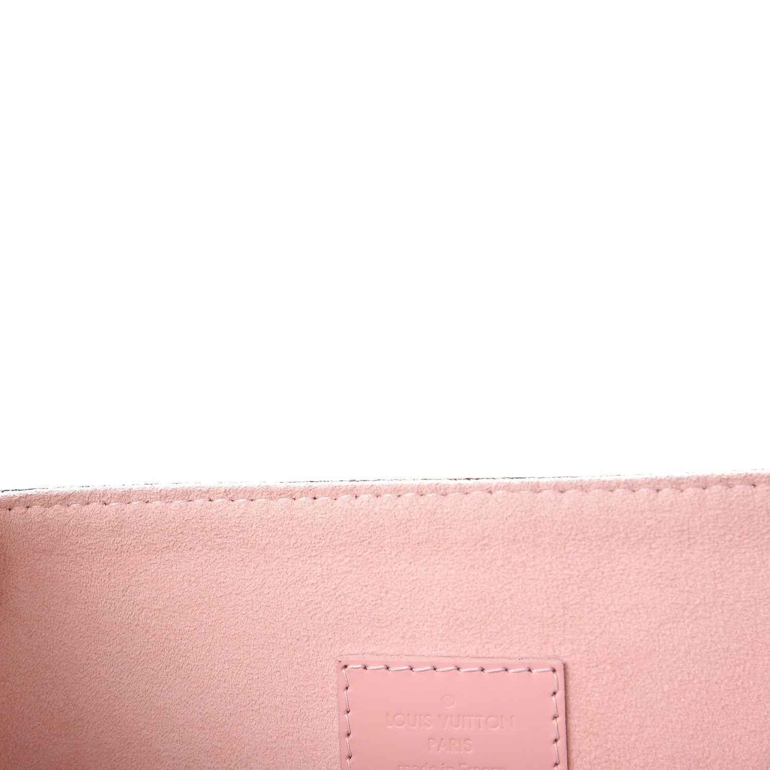 Louis Vuitton Damier Ebene Caissa Hobo Rose Ballerine 8 of 8
